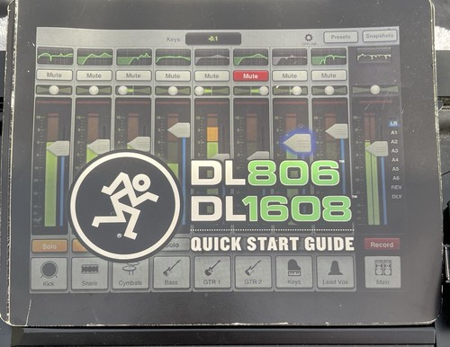 Mackie dl806 channel - dl806, 8-channel