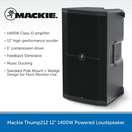 Mackie thump212 inch 1400w - inch,